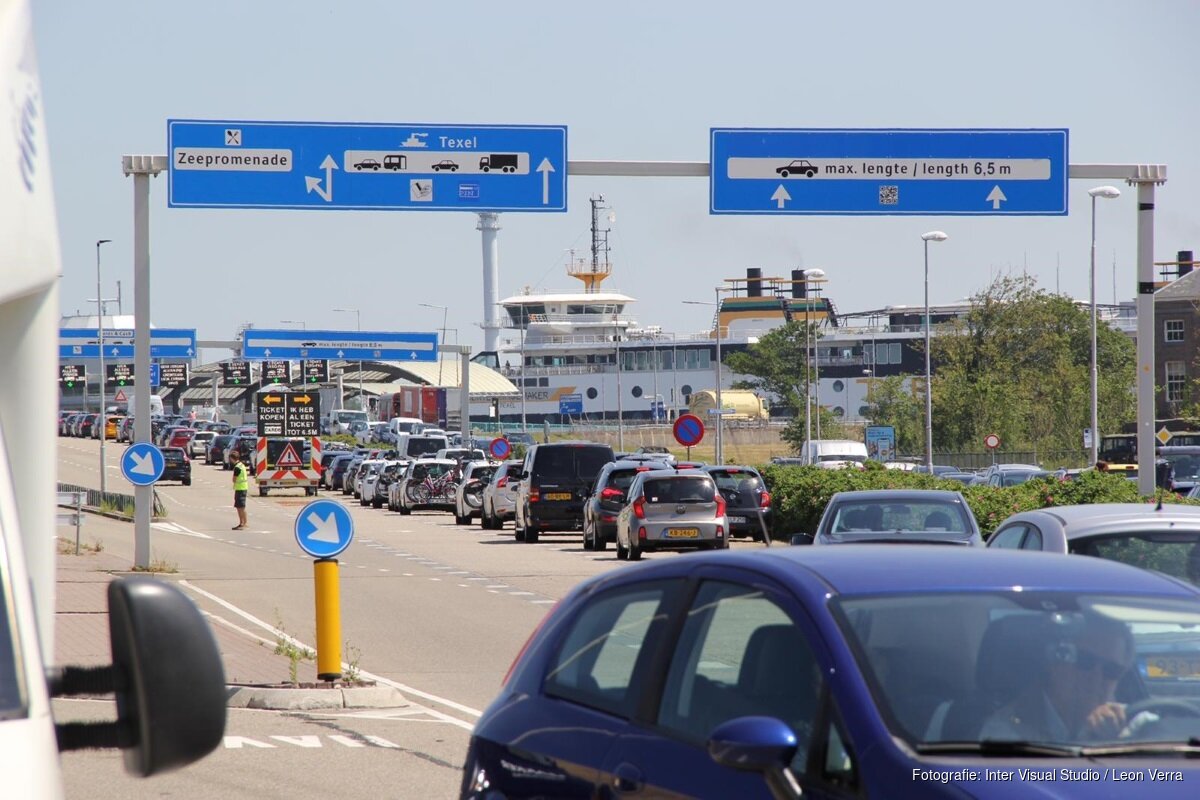 Drukte in Den Helder bij de