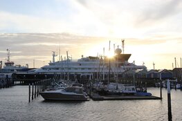 Drie meest luxe schepen in haven Texel