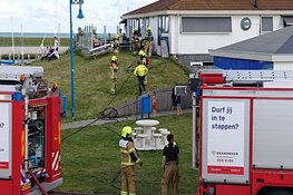 Brand in keuken haven Oudeschild