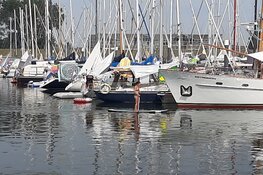 Zonder reservering is de haven Oudeschild op Texel vol