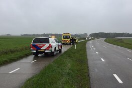 Auto te water bij eenzijdig ongeval