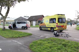 Fietser in aanrijding met auto op Texel