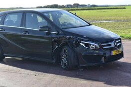 Veel blikschade bij ongeval op Texel