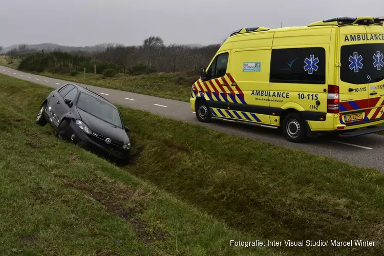 Flinke schade bij eenzijdig ongeval in De Koog