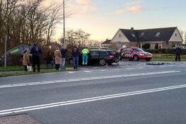 Ongeluk op de Pontweg in Den Burg