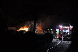 Fikse brand in Oosterend