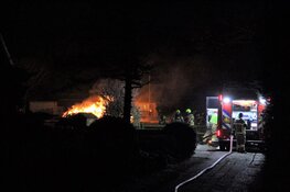 Fikse brand in Oosterend