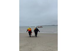 Zeehond gered door Ecomare en KNRM