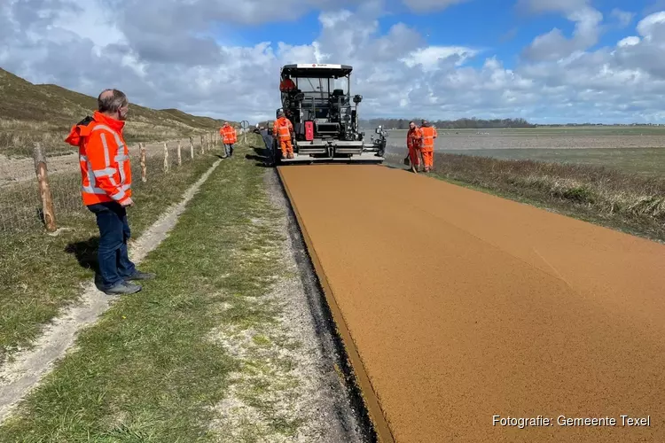 Nieuwe fietspad Eierlandse duinen open
