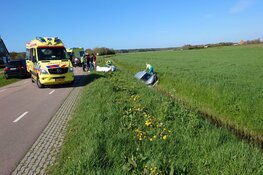 Eenzijdig ongeval Den Hoorn, twee gewonden