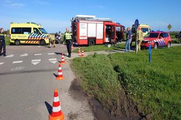 Eenzijdig ongeval Den Hoorn, twee gewonden