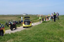 Fietser zwaargewond op Texel