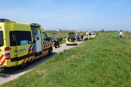 Fietser zwaargewond op Texel