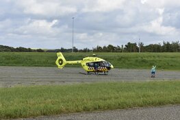 Ambulancehelikopter ingezet voor medisch noodgeval op Texel