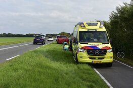 Gewonde bij ongeval tussen fiets en scooter