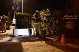 Grofvuil in brand gestoken
