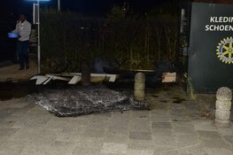 Grofvuil in brand gestoken