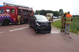 Ongeval op Texel, auto te water na aanrijding